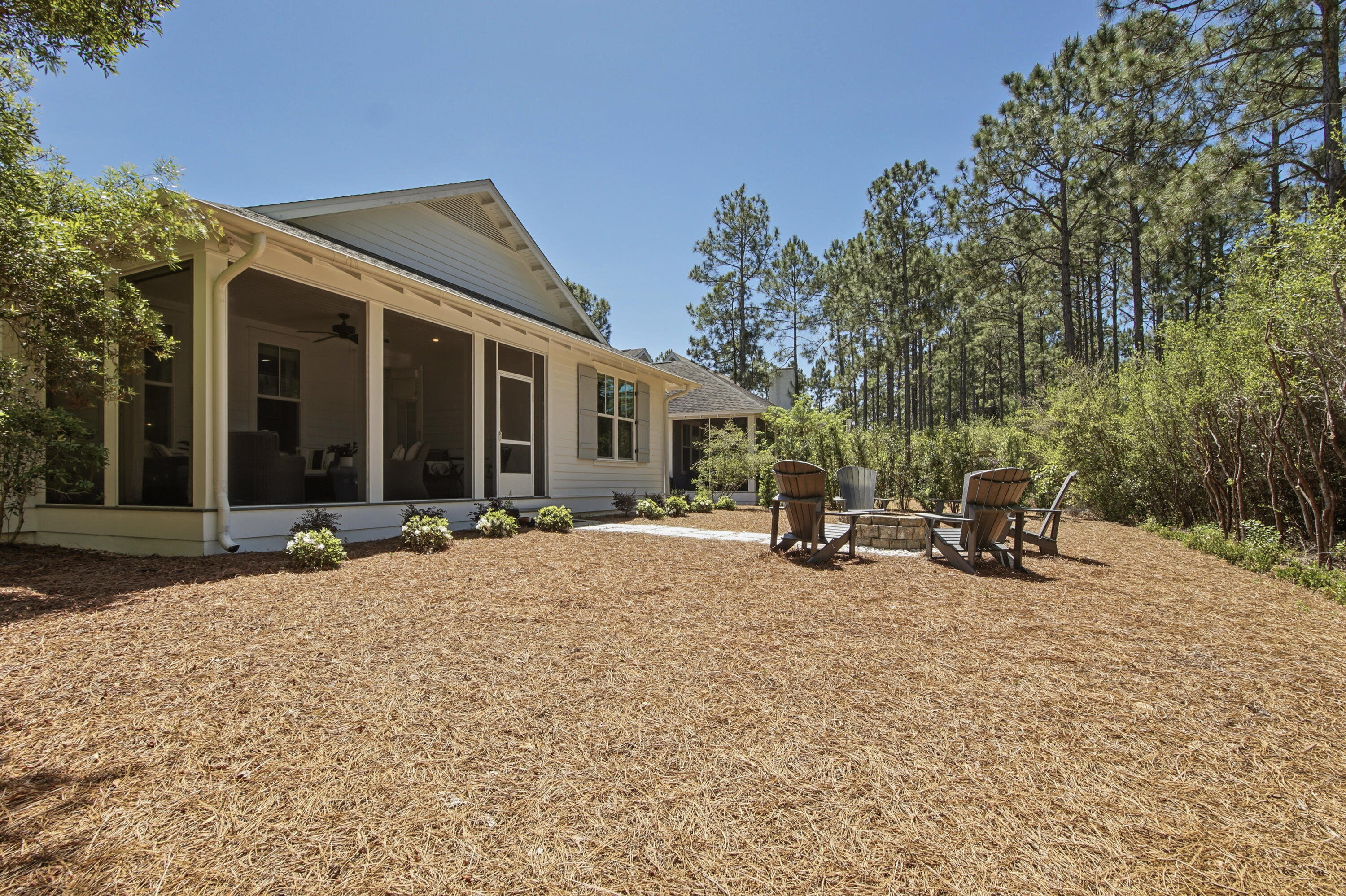 755 Breakers Street, Unit LOT 50 Inlet Beach, FL 32461 - Photo 48 of 61 a view of a house with backyard porch and sitting area