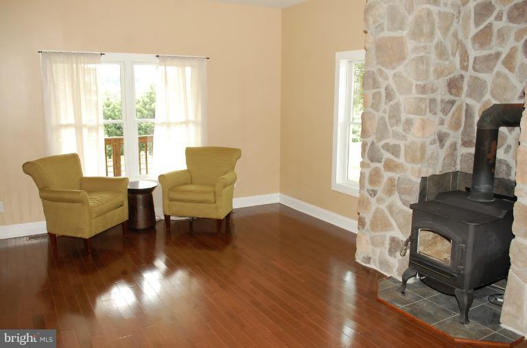 2945 Daisy Road Woodbine, MD 21797 - Photo 2 of 18 Woodburning Stove w/ Stone Surround