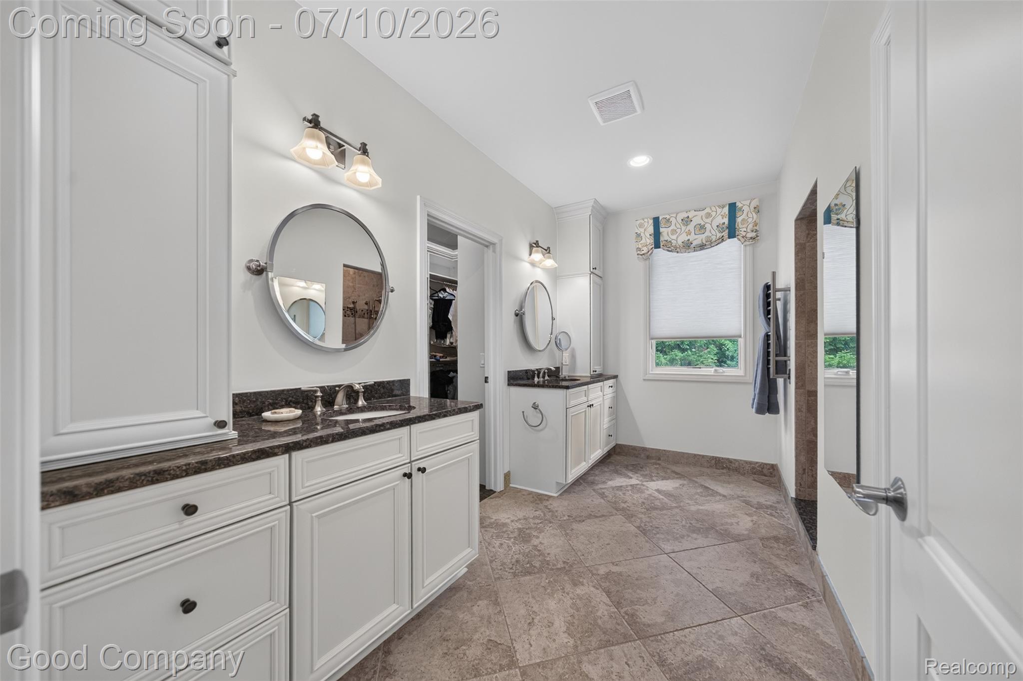 1946 Acorn Glen Rochester, MI 48306 - Photo 41 of 71 PRIMARY BATH WITH DUAL SINK AREAS, HEATED FLOORS AND TOWEL BARS
