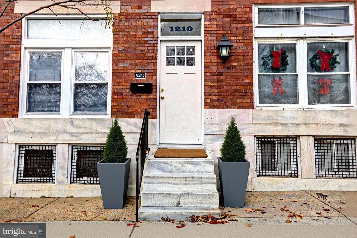 1210 Whitelock Street Baltimore, MD 21217 - Photo 2 of 51 Virtual Stagging of front enterance