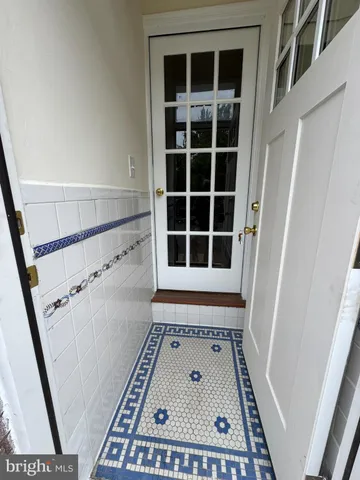 a view of front door