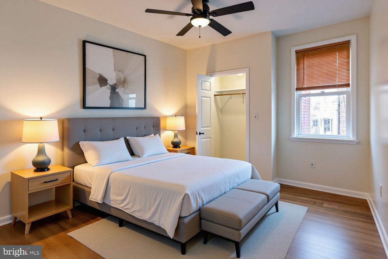 1210 Whitelock Street Baltimore, MD 21217 - Photo 26 of 51 Virtua Stagged Image of 2nd Bedroom