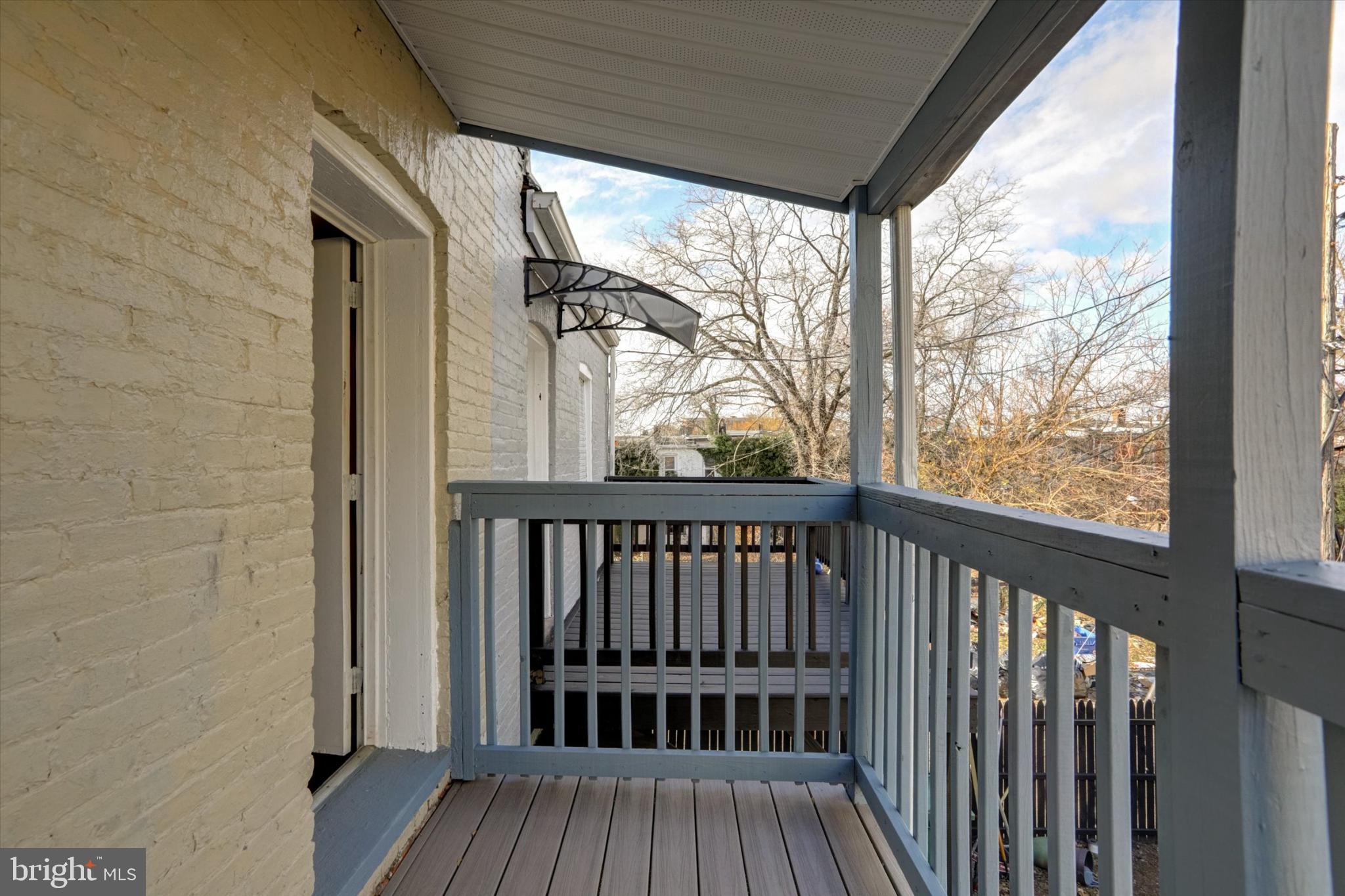 1210 Whitelock Street Baltimore, MD 21217 - Photo 33 of 51 Charming 3rd bedroom balcony.
