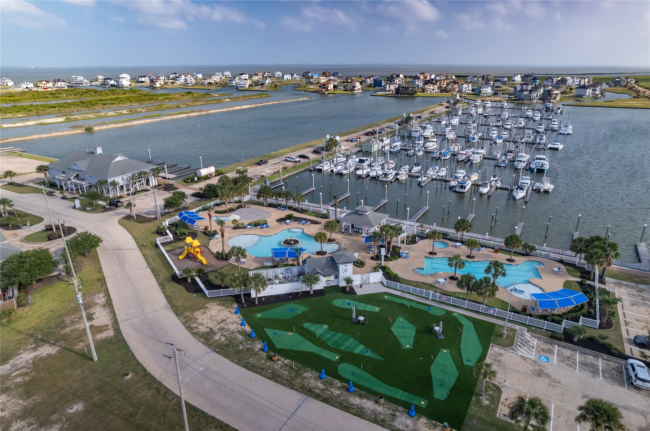 5 Largo Hitchcock, TX 77563 - Photo 15 of 22 an aerial view of a house with a ocean view