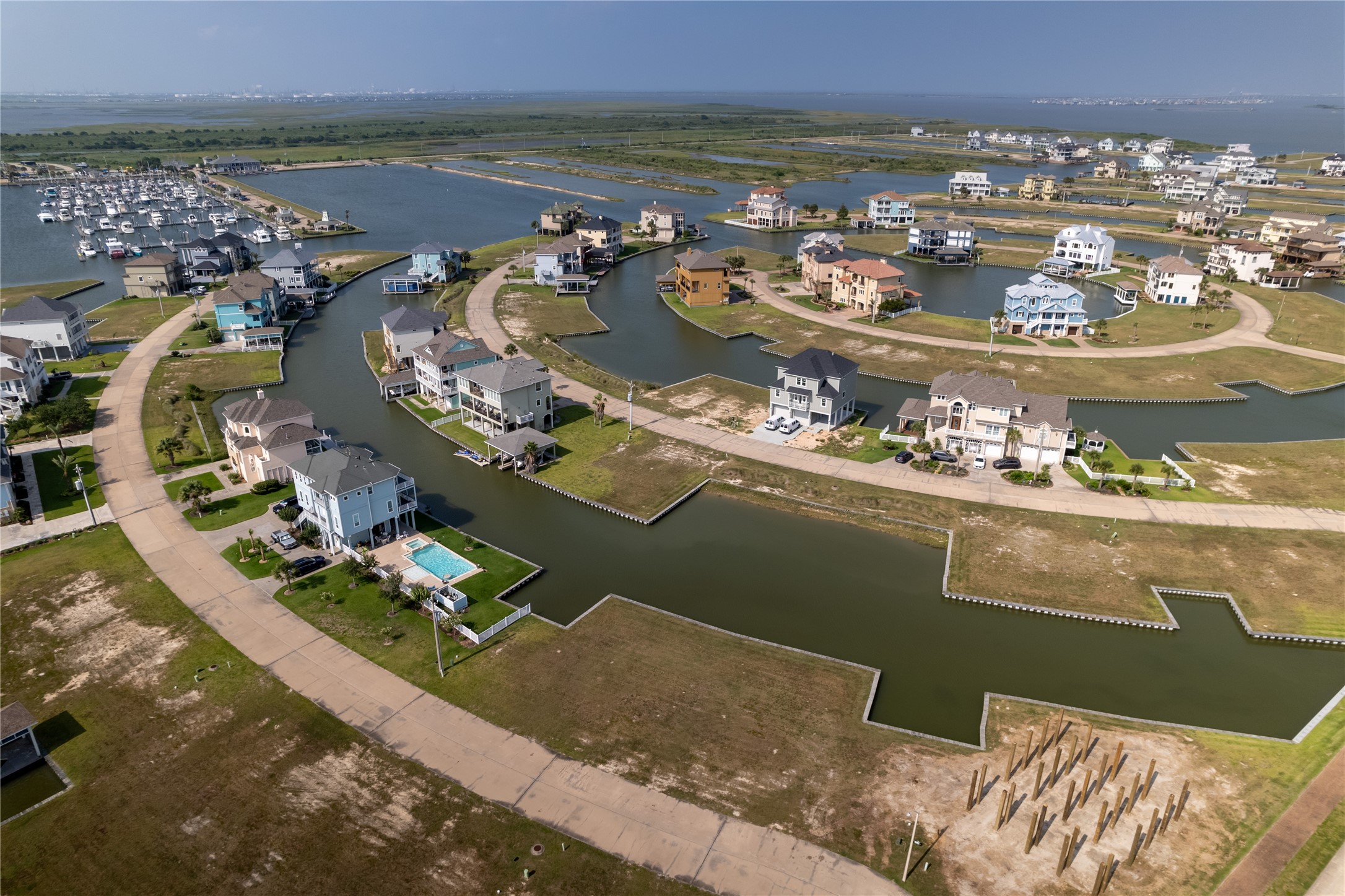 5 Largo Hitchcock, TX 77563 - Photo 10 of 22 an aerial view of a house with a ocean view