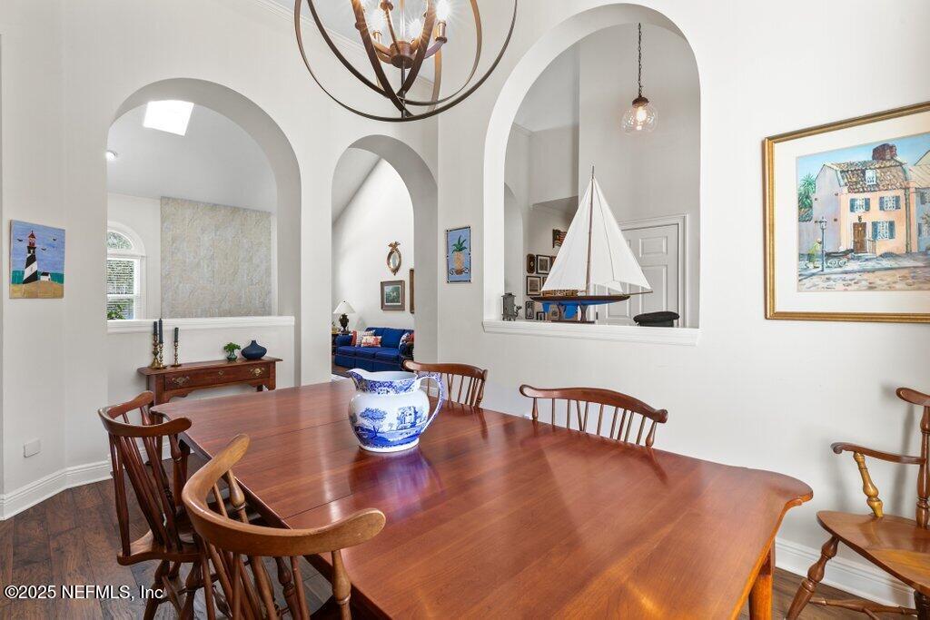 2307 Beachcomber Trail Atlantic Beach, FL 32233 - Photo 26 of 75 a view of a dining room with furniture and a potted plant