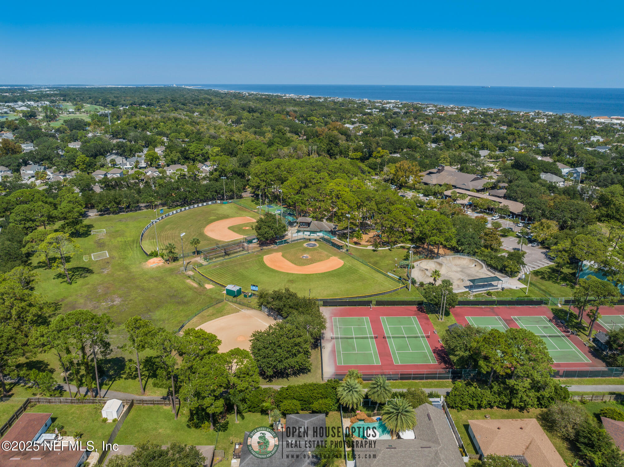 2307 Beachcomber Trail Atlantic Beach, FL 32233 - Photo 73 of 75 an aerial view of residential houses with outdoor space and street view