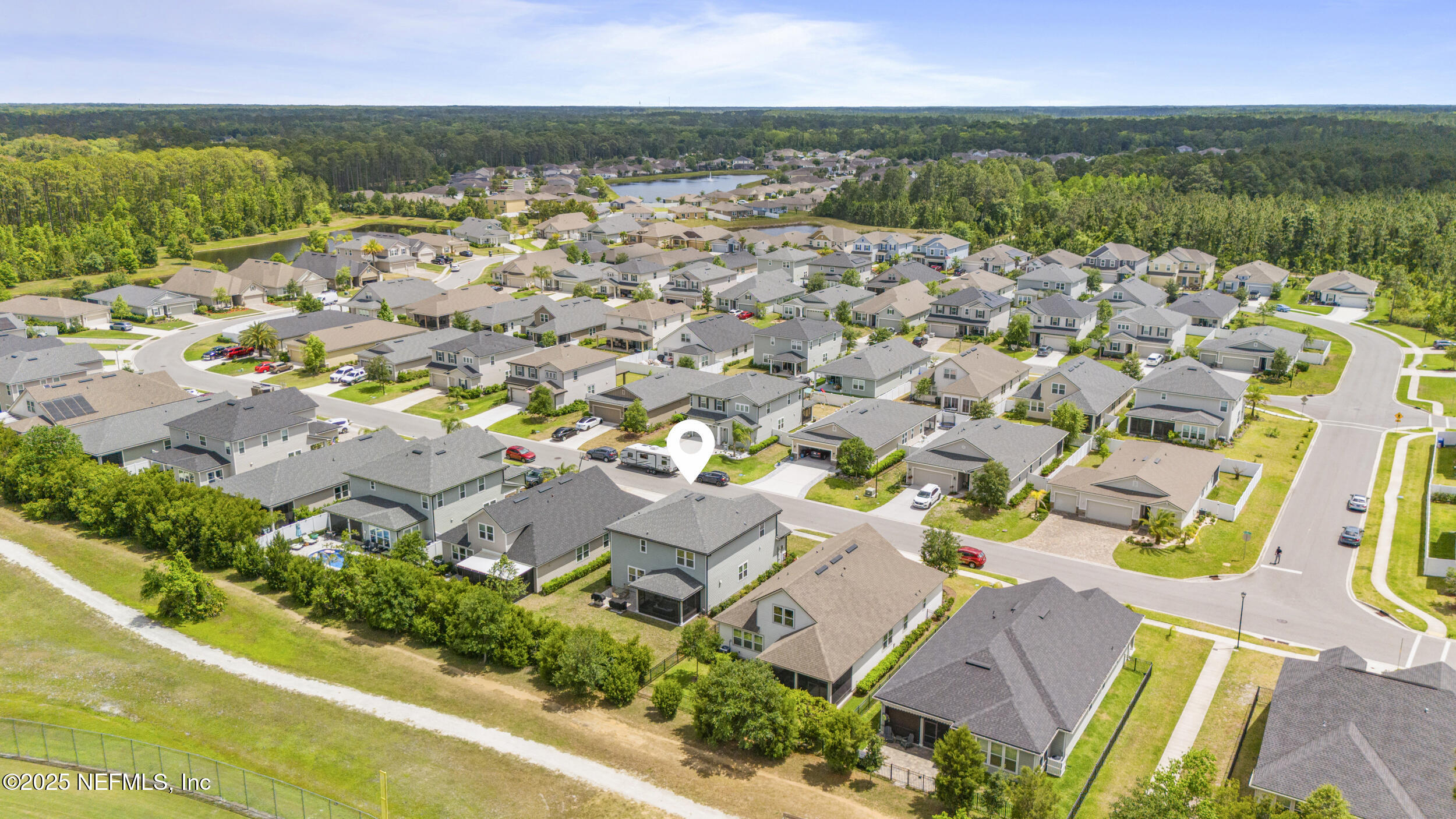 513 Sandstone Drive St. Augustine, FL 32086 - Photo 47 of 56 an aerial view of residential houses with outdoor space