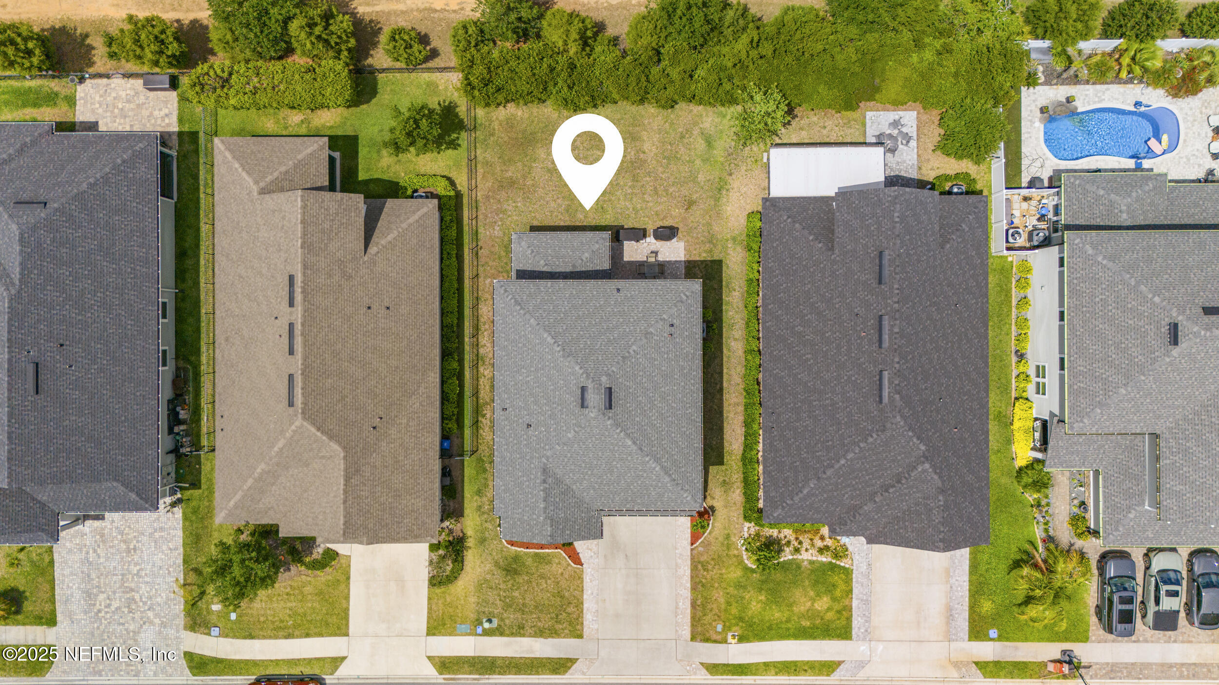 513 Sandstone Drive St. Augustine, FL 32086 - Photo 49 of 56 aerial view of a house with a yard and potted plants