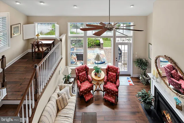 a view of a terrace with a barbeque