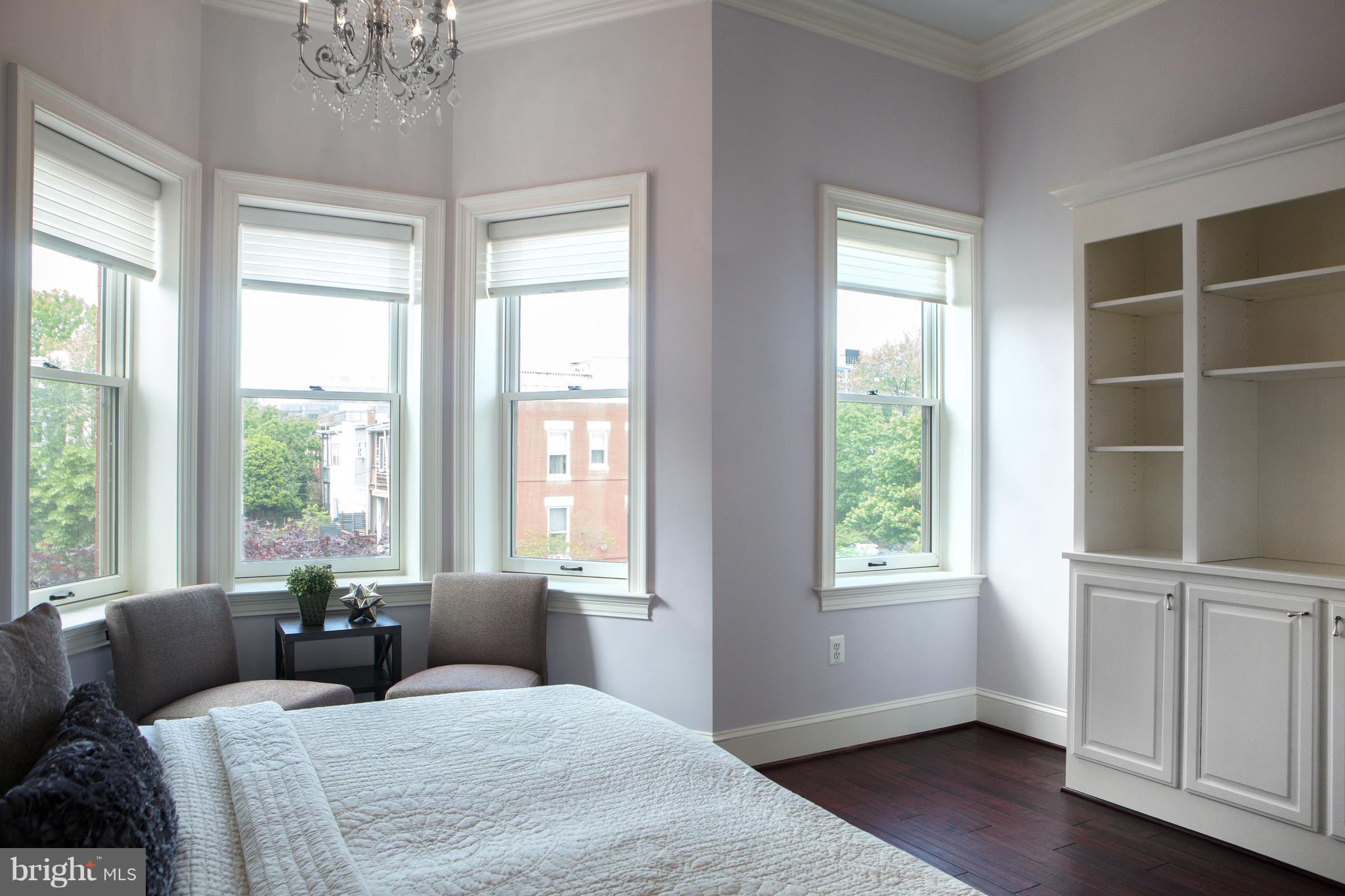 647 5th Street Northeast Washington, DC 20002 - Photo 15 of 29 Light-filled Bedroom View of Trees