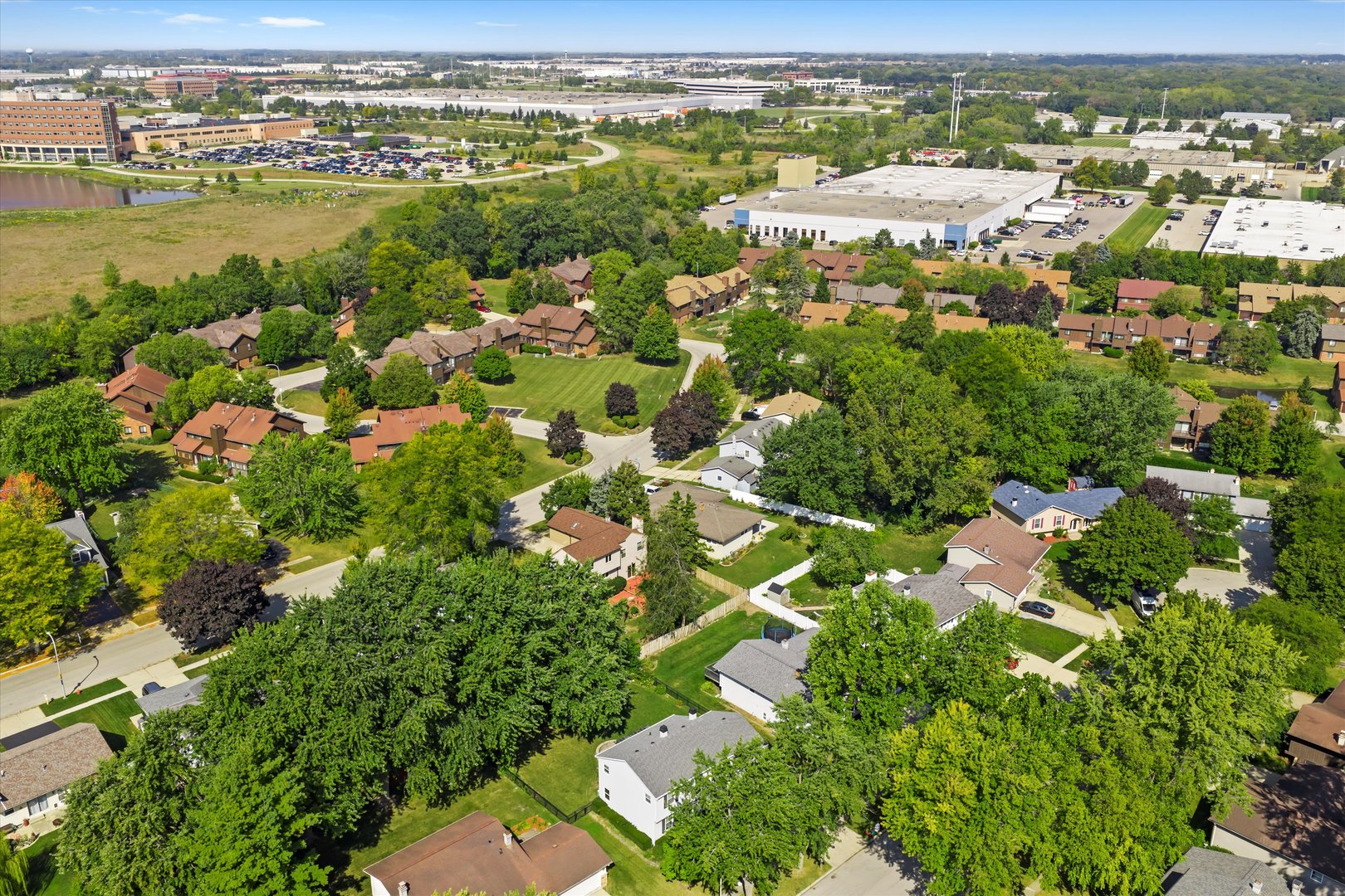 41 Lockman Circle Elgin, IL 60123 - Photo 34 of 46 an aerial view of residential houses with outdoor space