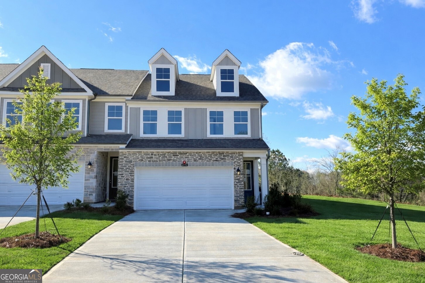 front view of house with a yard
