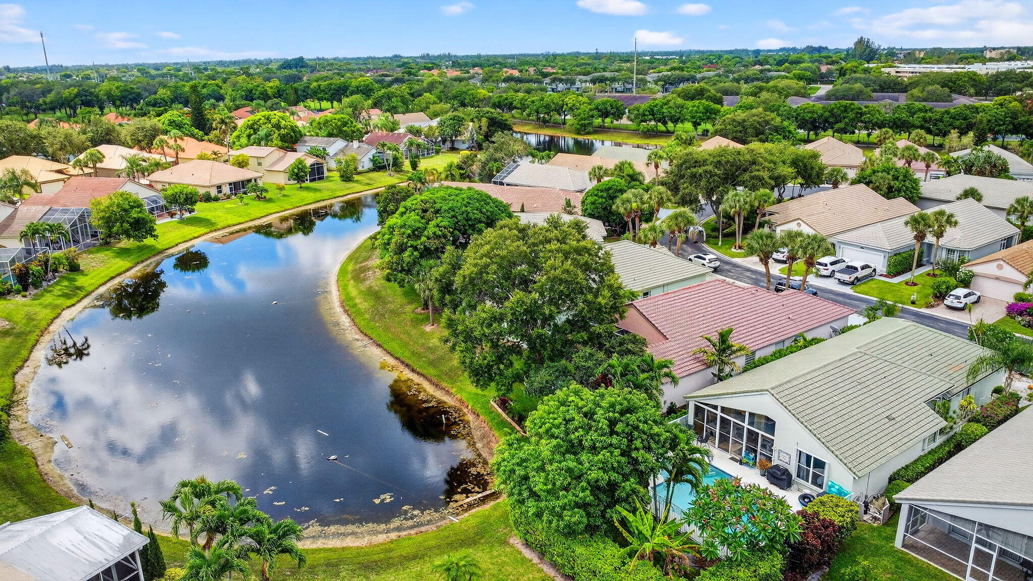 2804 Waters Edge Circle Greenacres, FL 33413 - Photo 57 of 74 Aerial view of 2804 Water Edge Cir.
