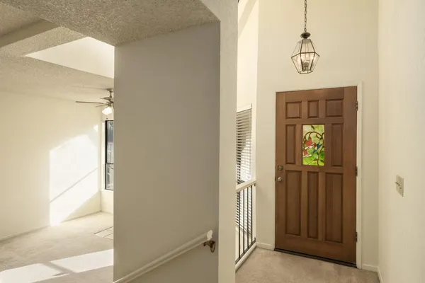 a view of an entryway of the house
