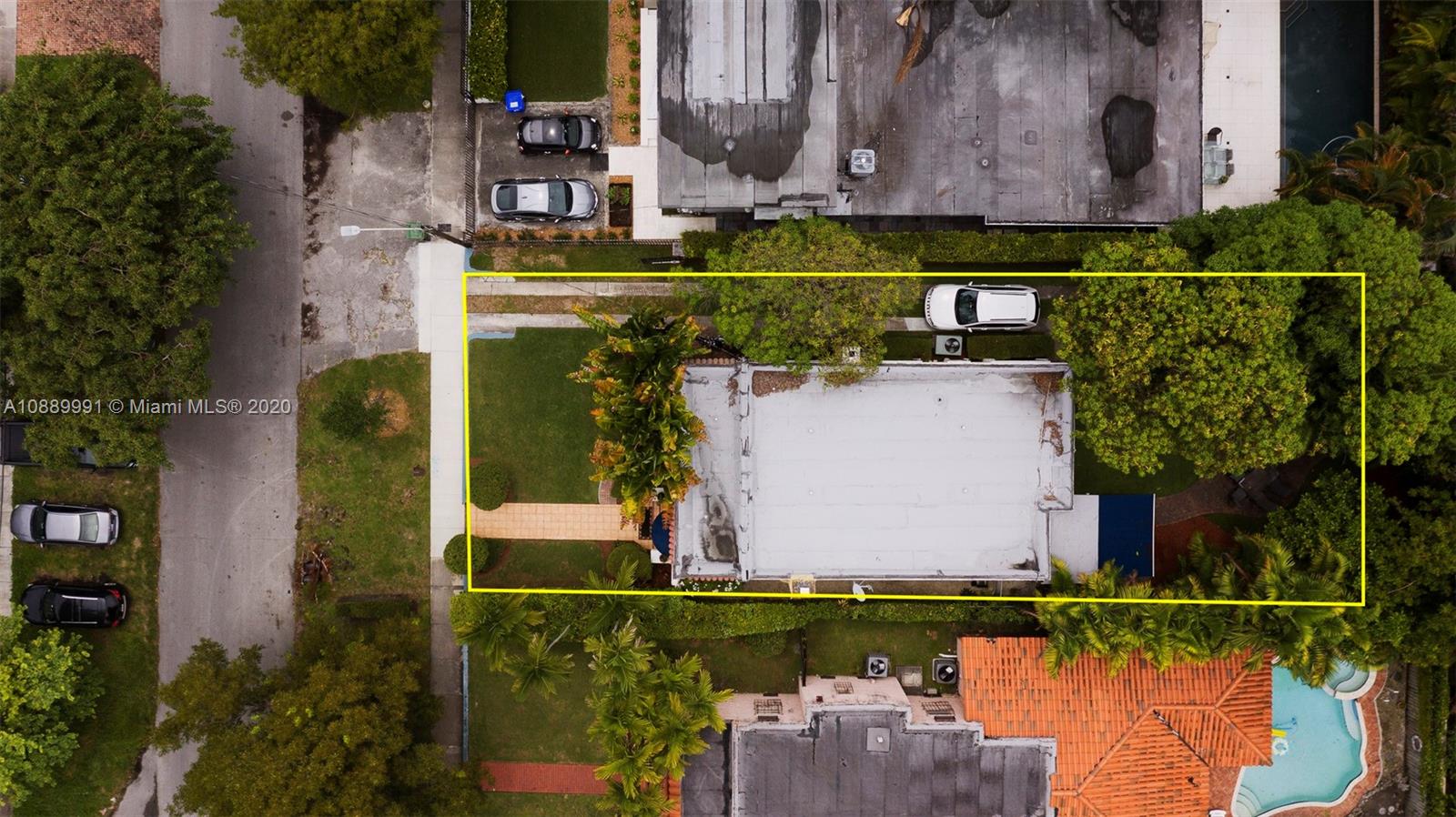 210 Southwest 19th Road Miami, FL 33129 - Photo 29 of 33 an aerial view of a house with a lake view