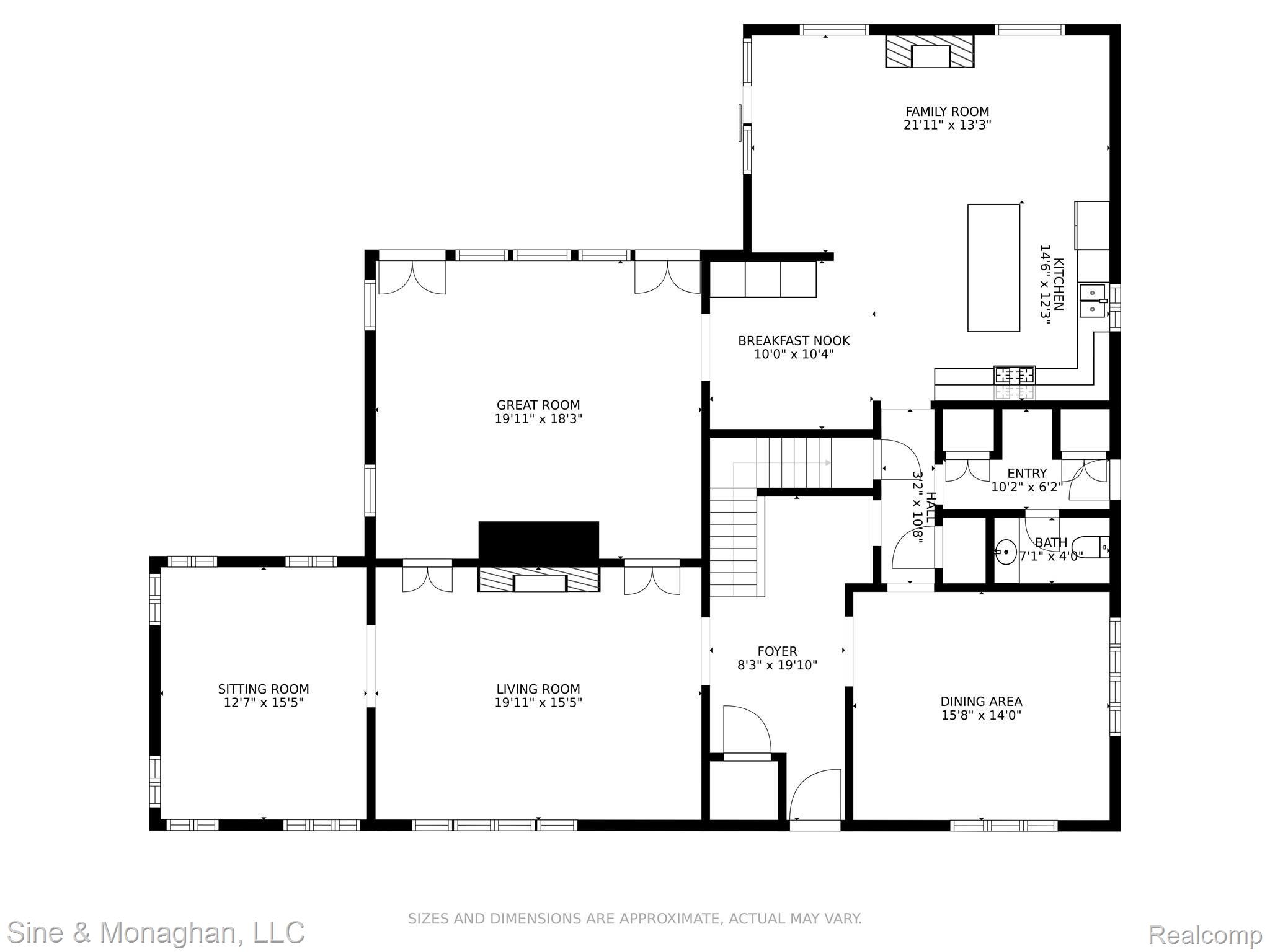 501 Washington Road Grosse Pointe, MI 48230 - Photo 53 of 55 single-floor-dim_1.jpg