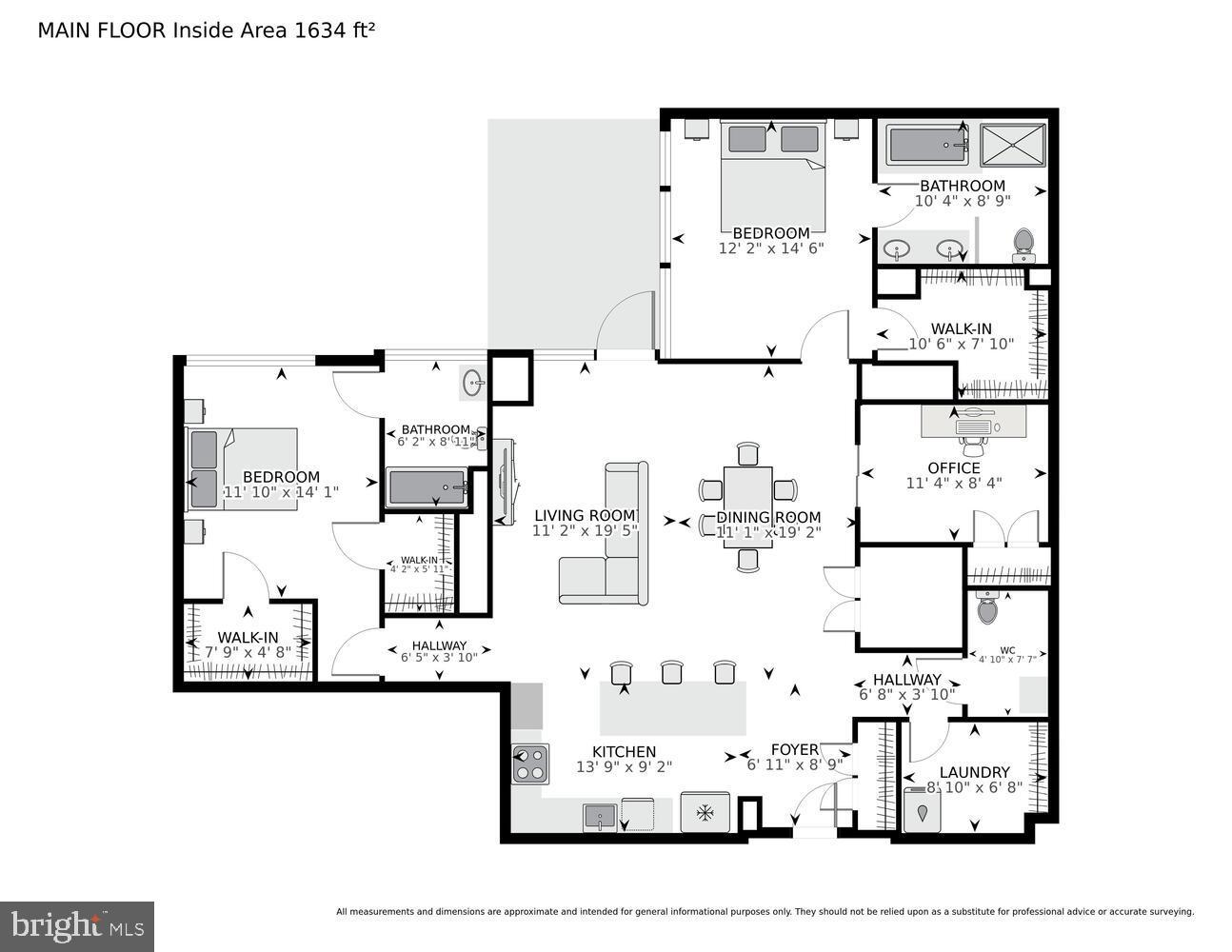 45 Sutton Square Southwest, Unit 1118 Washington, DC 20024 - Photo 63 of 63 Floor plan