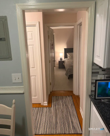 186 Seaton Road, Unit 2 Stamford, CT 06902 - Photo 13 of 14 a view of a bedroom from hallway