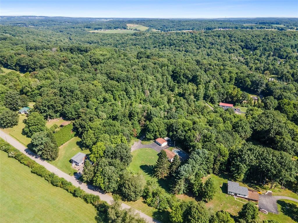 366 Claytonia Road Slippery Rock, PA 16057 - Photo 37 of 38 an aerial view of a house with a yard