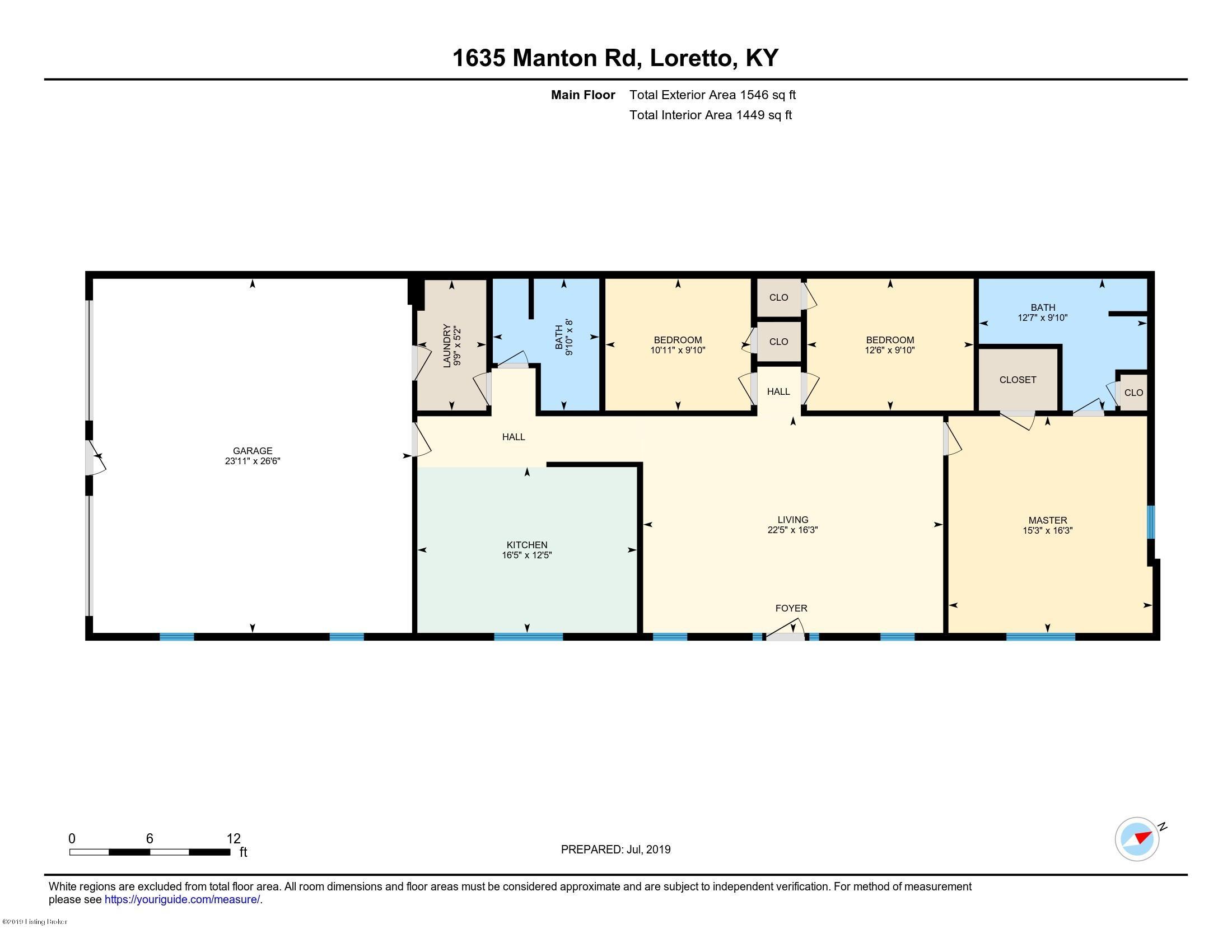 1635 Manton Road Loretto, KY 40037 - Photo 39 of 39 Floor Plan