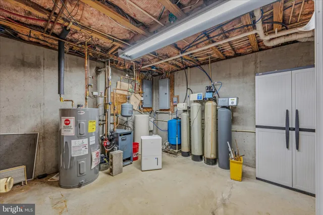 a view of storage and utility room
