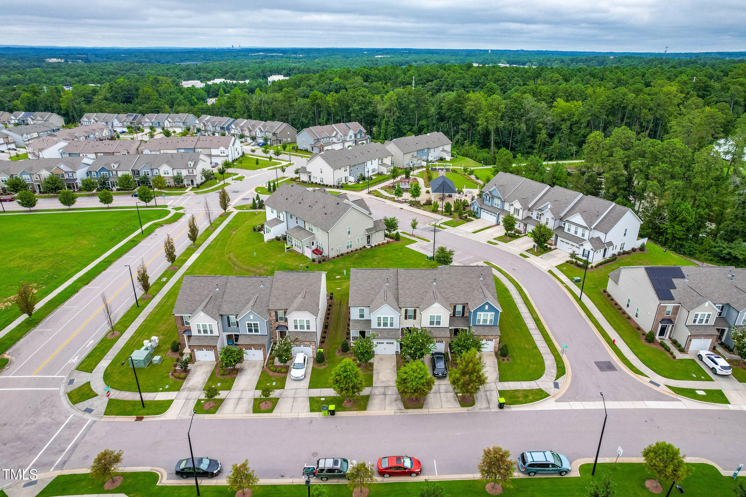 113 Lafferty Street Durham, NC 27560 - Photo 49 of 50 a view of a city with lawn chairs