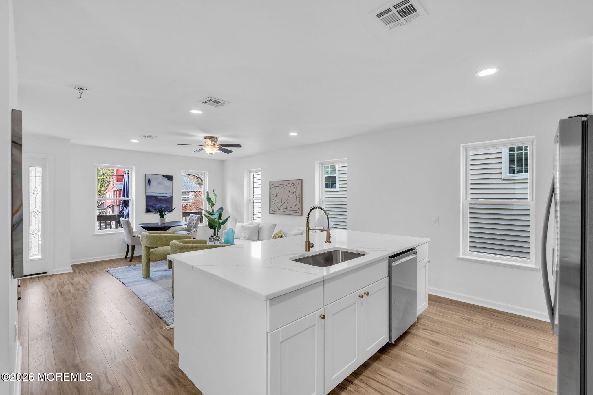 13 Locust Street Highlands, NJ 07732 - Photo 7 of 42 a very nice looking living room with wooden floor