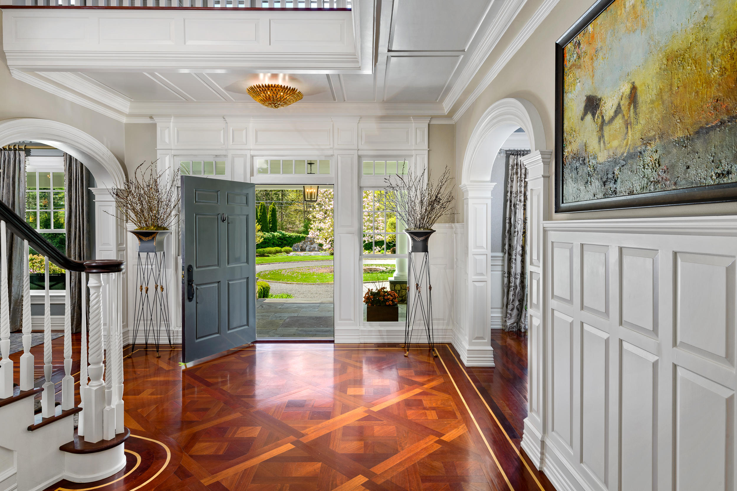 1083 Smith Ridge Road New Canaan, CT 06840 - Photo 3 of 39 a view of an entryway door