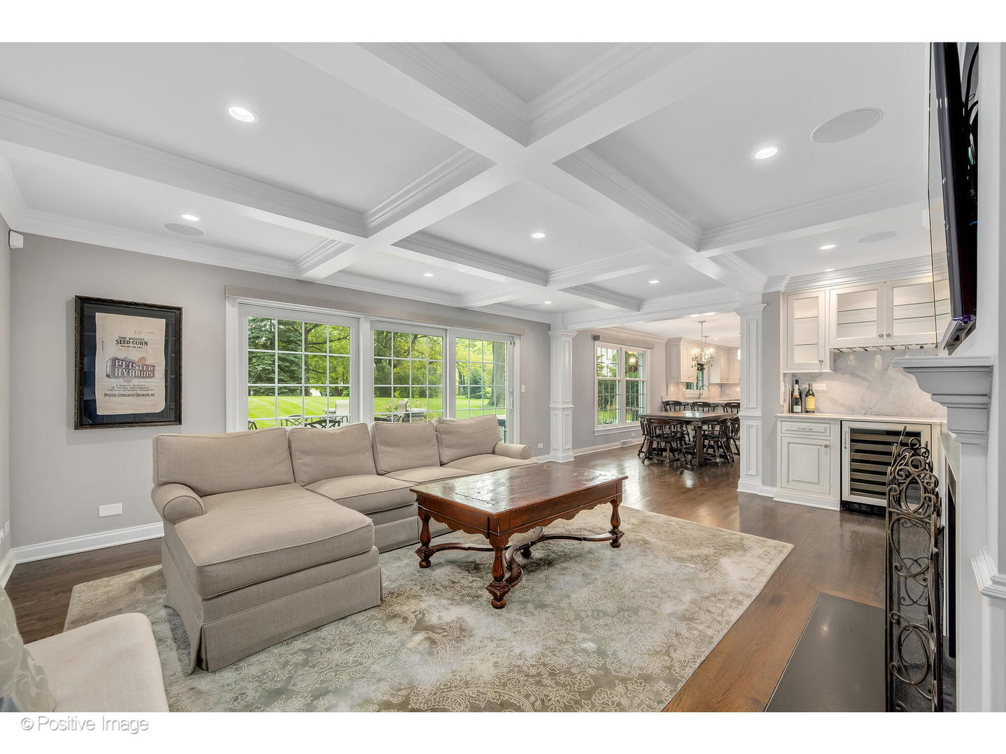 48 Devonshire Drive Oak Brook, IL 60523 - Photo 21 of 59 a living room with furniture and a fireplace
