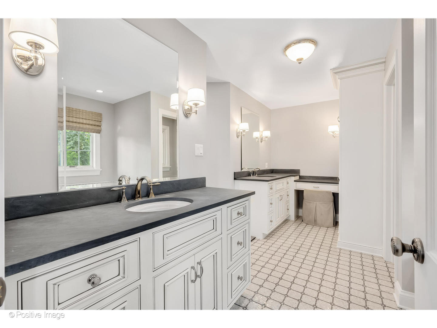 48 Devonshire Drive Oak Brook, IL 60523 - Photo 29 of 59 a large bathroom with double vanity sink a mirror and a shower