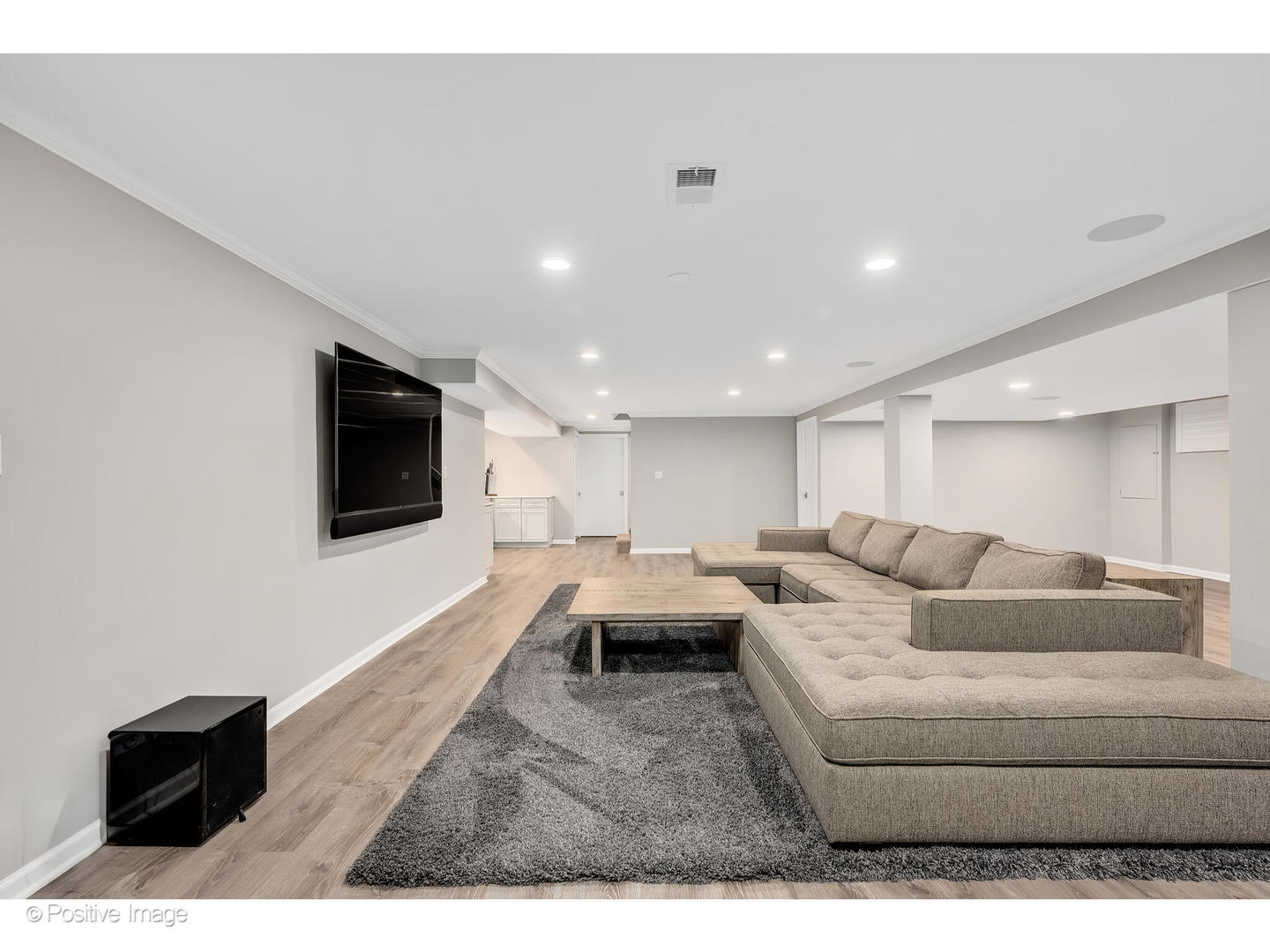48 Devonshire Drive Oak Brook, IL 60523 - Photo 42 of 59 a living room with furniture and a flat screen tv