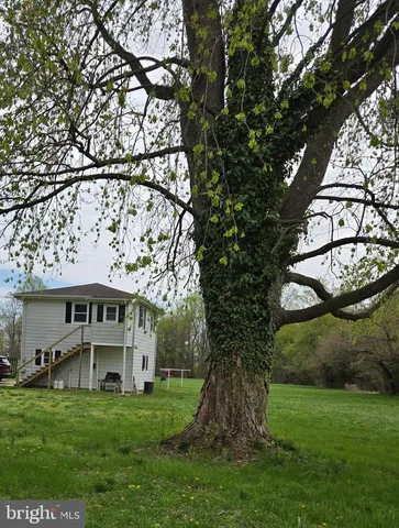 a view of house with a garden