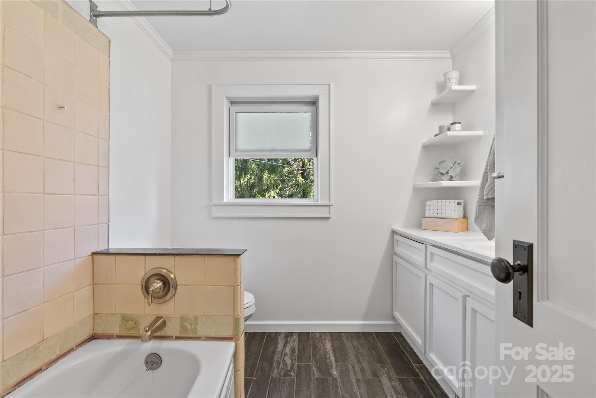 175 Candler School Road Candler, NC 28715 - Photo 16 of 37 a bathroom with a bathtub sink and mirror