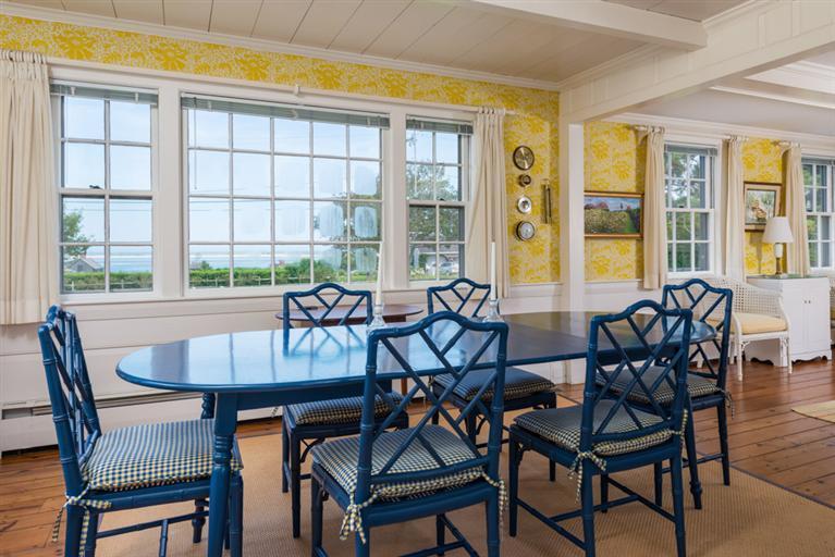 157 Shore Road Chatham, MA 02633 - Photo 8 of 11 a view of a dining room with furniture and windows