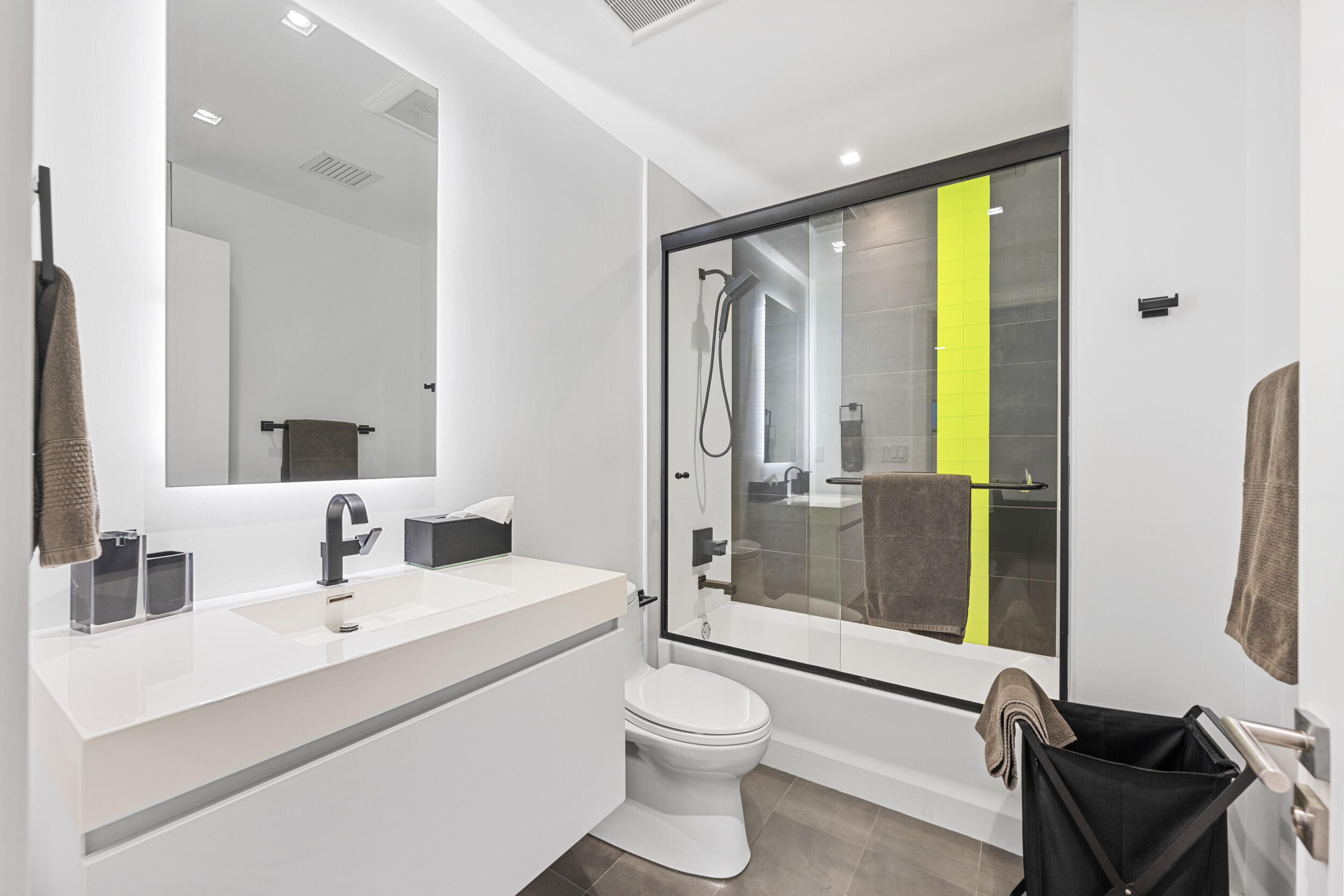 7047 San Sebastian Circle Boca Raton, FL 33433 - Photo 54 of 95 a bathroom with a sink and a mirror