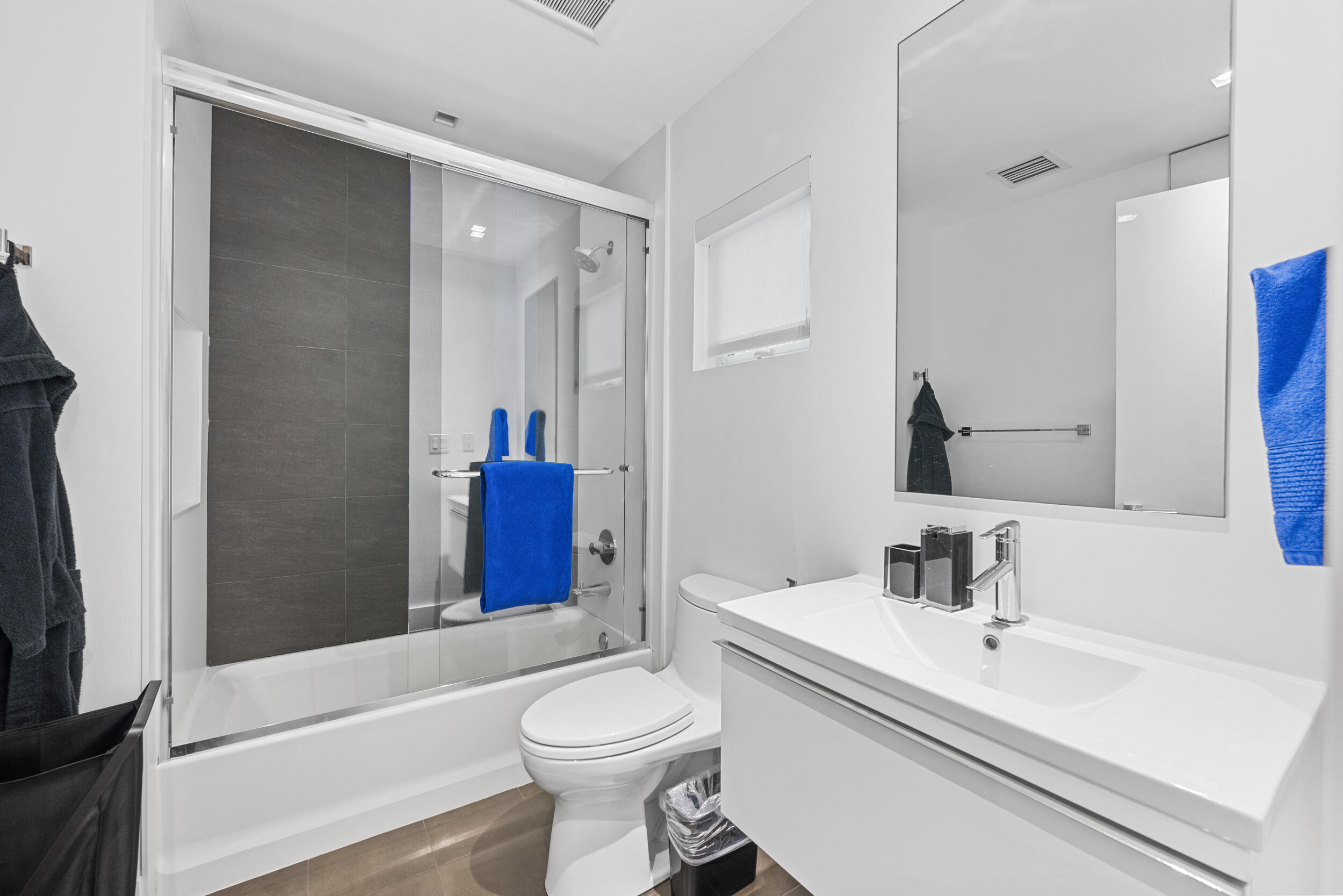 7047 San Sebastian Circle Boca Raton, FL 33433 - Photo 58 of 95 a bathroom with a sink a toilet and shower