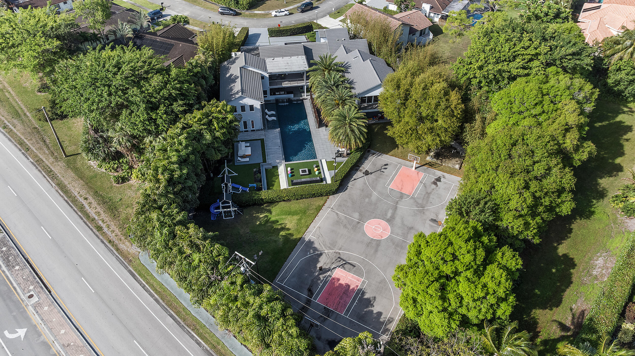 7047 San Sebastian Circle Boca Raton, FL 33433 - Photo 86 of 95 backyard aerial