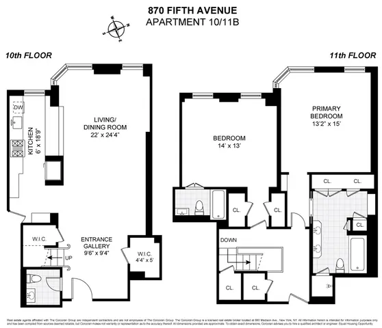 $4,995,000 | 870 5th Avenue, Unit 10/11B | Lenox Hill