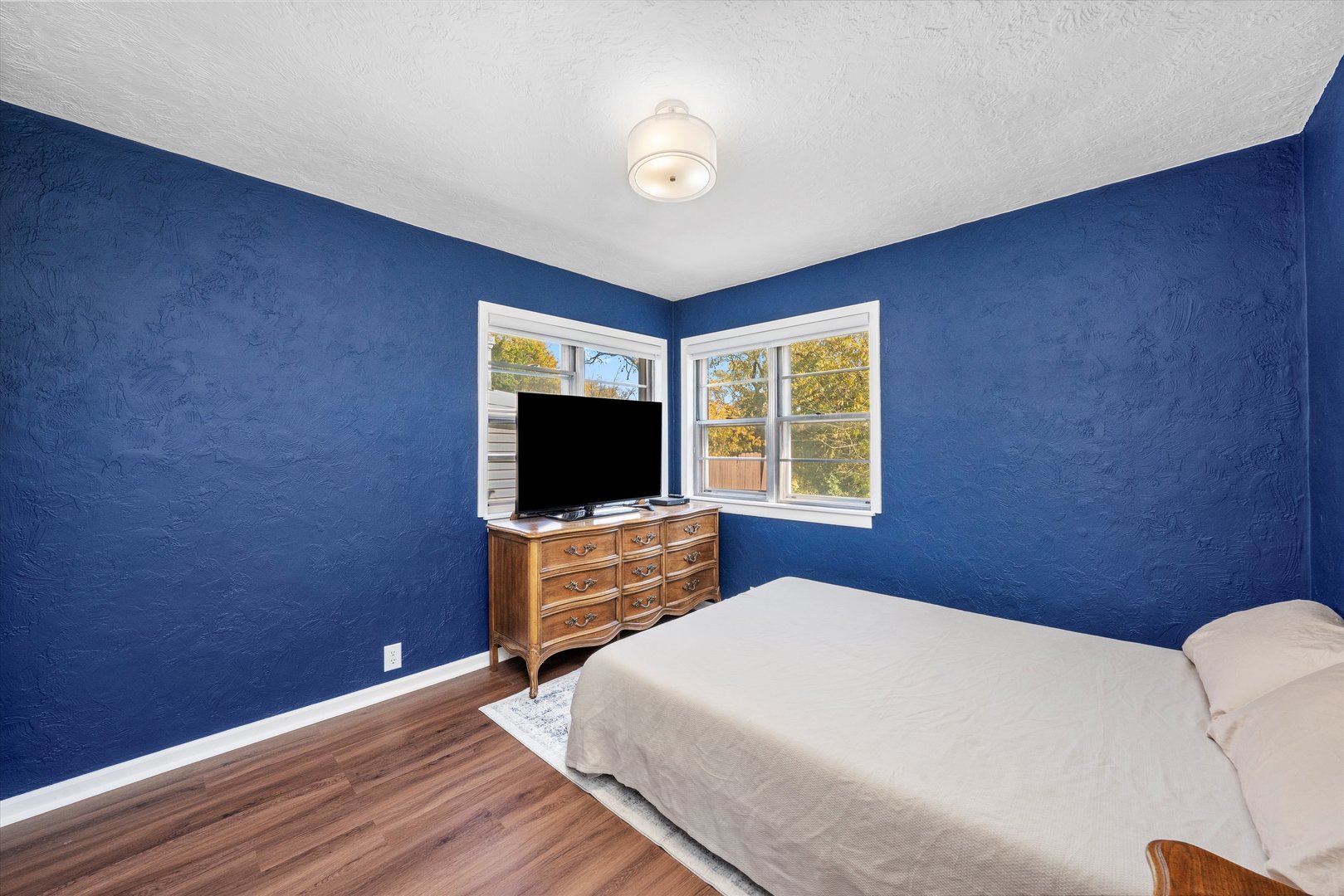 1212 Grandview Avenue Lockport, IL 60441 - Photo 14 of 38 a bedroom with a bed and a flat screen tv