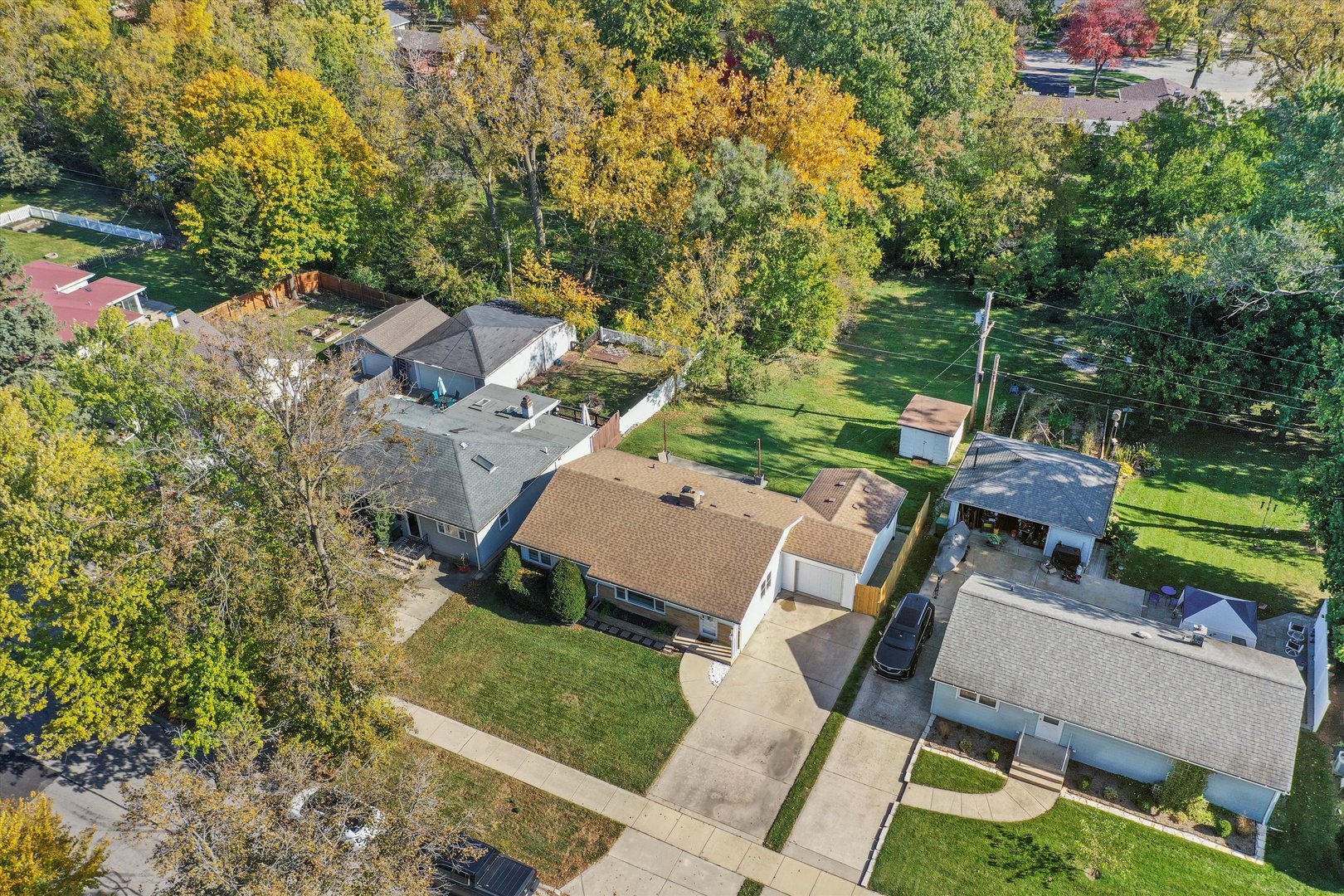 1212 Grandview Avenue Lockport, IL 60441 - Photo 35 of 38 an aerial view of a house with garden space and street view