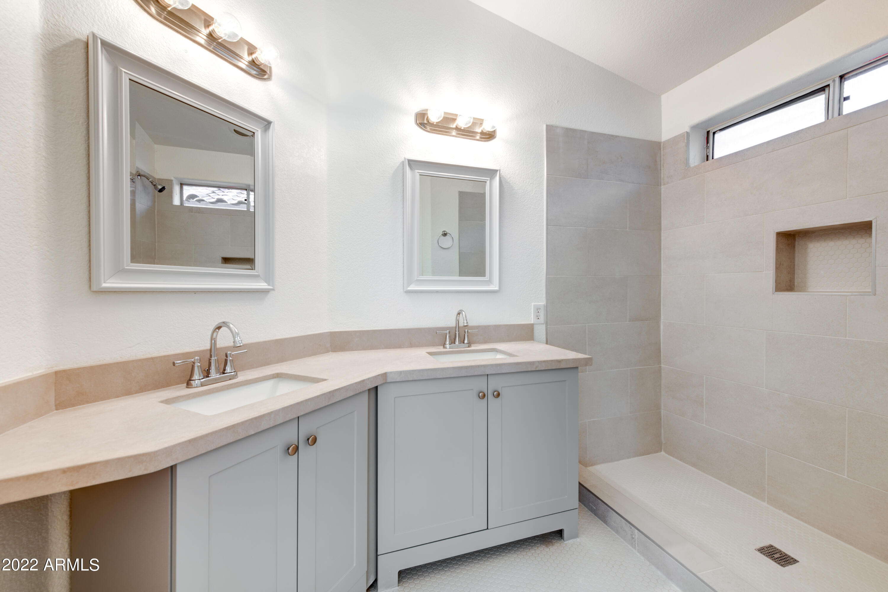 4603 East St John Road Phoenix, AZ 85032 - Photo 9 of 18 Master Bathroom w/ Custom Tile Shower