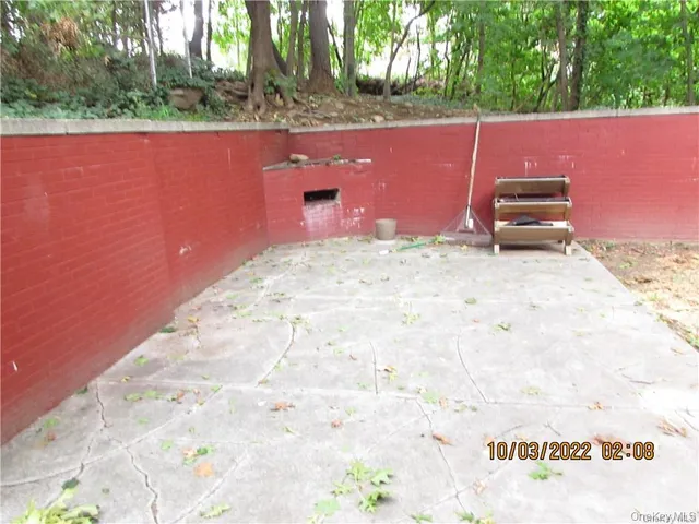 a view of backyard with outdoor space
