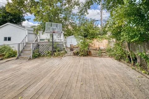 front view of a house with a street