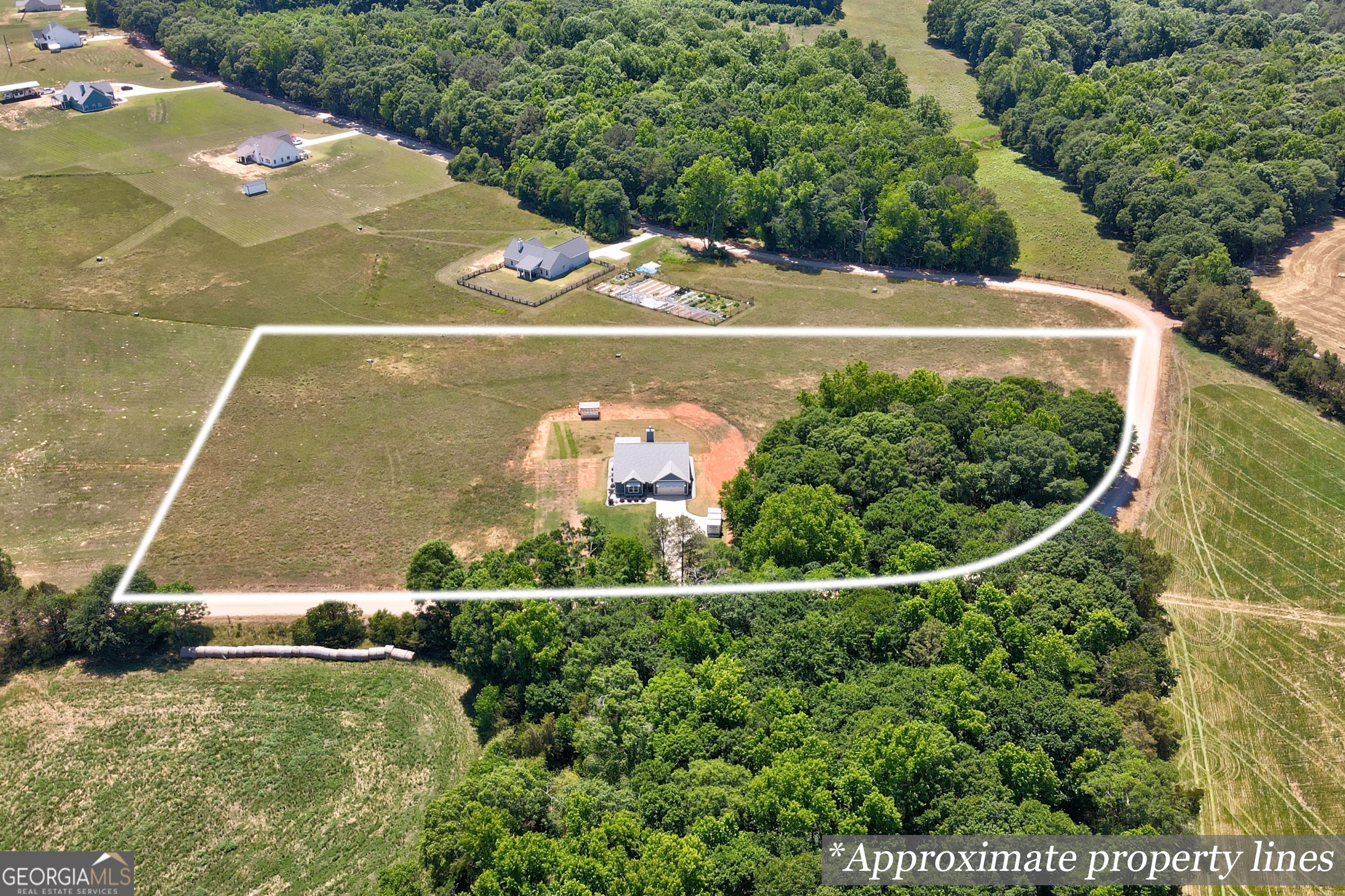 1350-c O Draper Road Comer, GA 30629 - Photo 44 of 47 an aerial view of a house