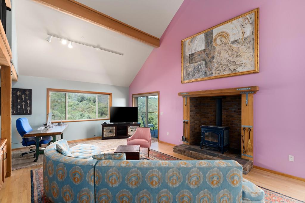 25770 East Grade Road Santa Ysabel, CA 92070 - Photo 17 of 75 a room with furniture and a fireplace