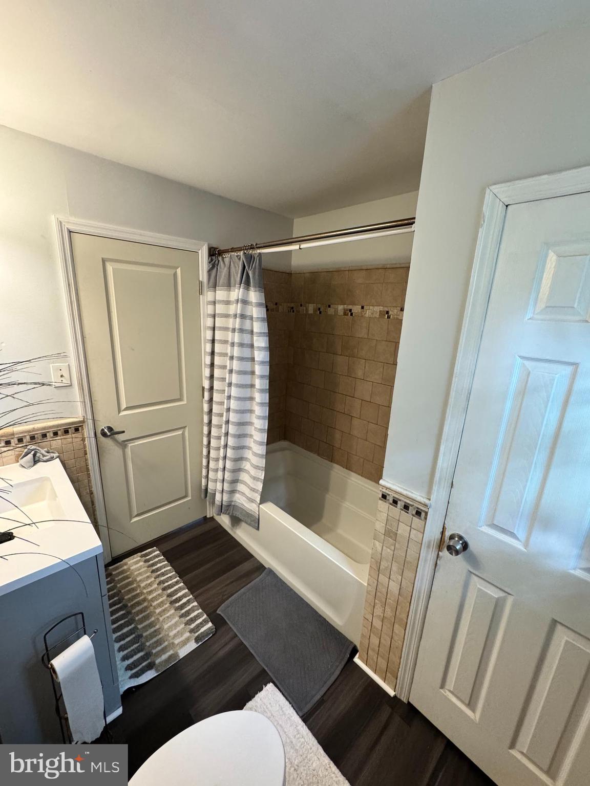 461 Old Erial Road Sicklerville, NJ 08081 - Photo 11 of 34 a bathroom with a sink a toilet a tub and shower