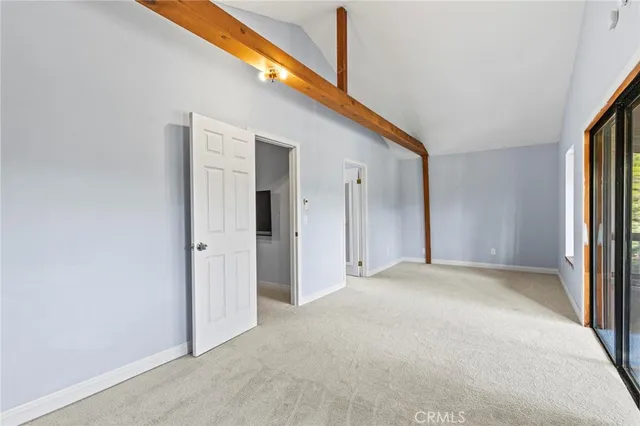 a view of an empty room