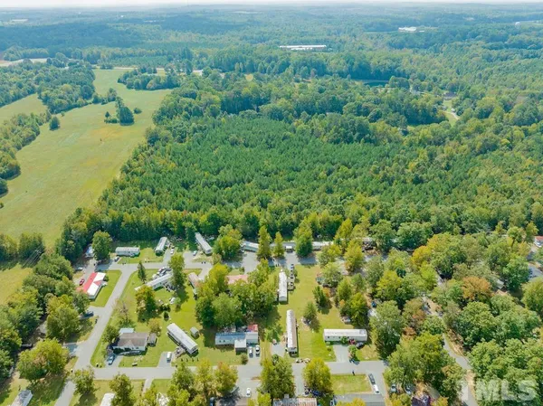 an aerial view of forest