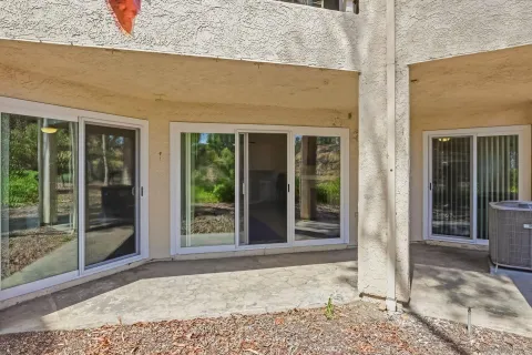 a view of a entryway of the house